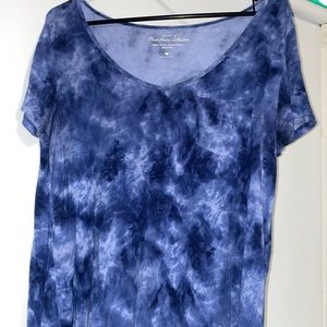 Hollister Blue Tie Dye Shirt Small